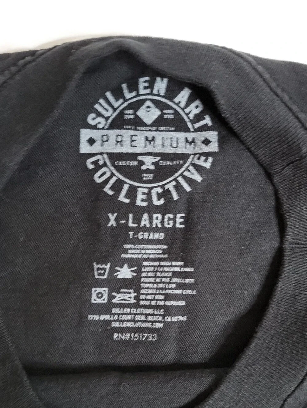 Sullen 'Walk the Walk' Black Graphic Short Sleeve Tee